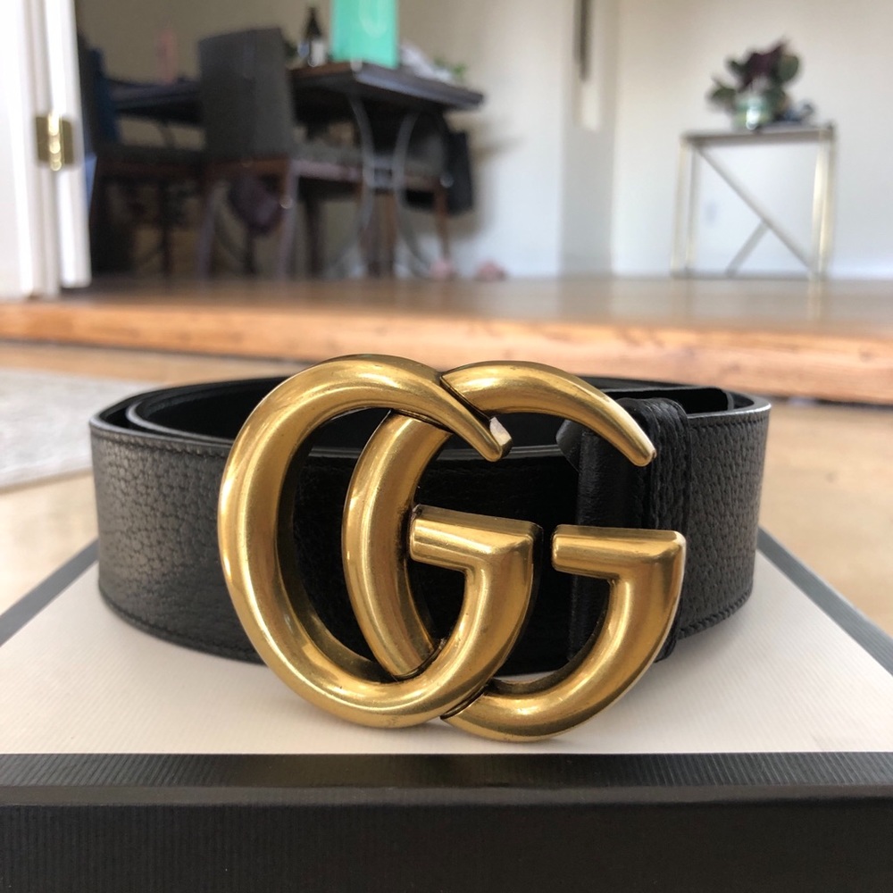 Gucci belt with GG